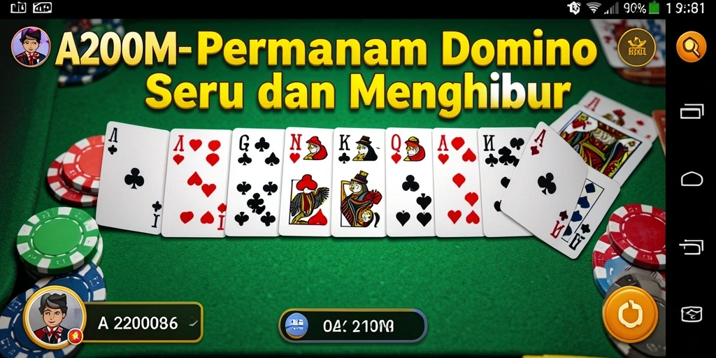 Tampilan gameplay A200M yang mendebarkan dan penuh warna.