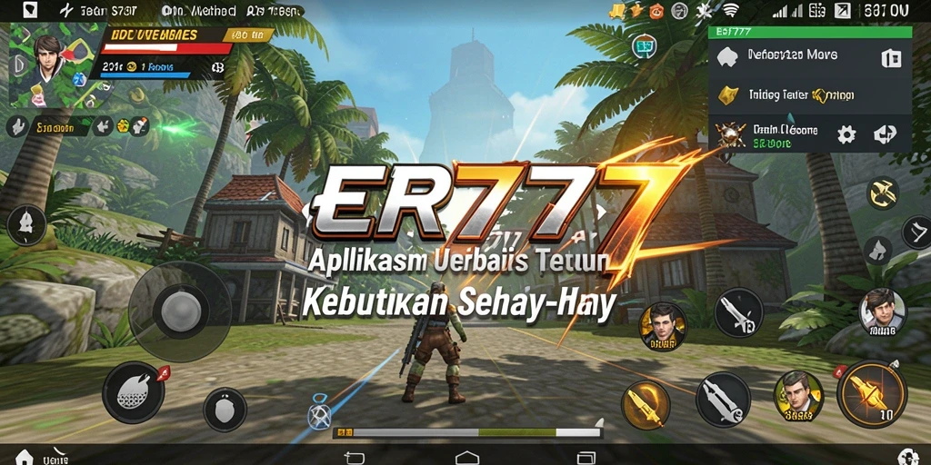 Screenshot ER777 yang menunjukkan antarmuka aplikasi Utility yang intuitif.