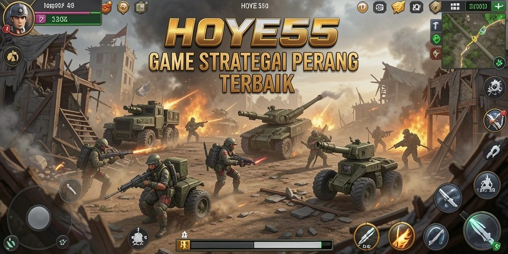 Gameplay mendebarkan dalam HOYE55 yang penuh strategi.