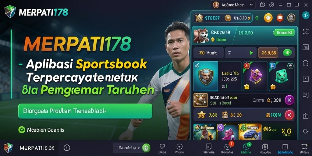 Tampilan gameplay MERPATI178 saat memasang taruhan olahraga.