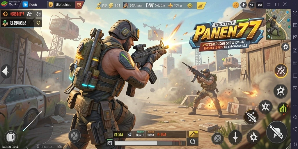 Tampilan seru dari gameplay PANEN77 saat pertempuran sengit.
