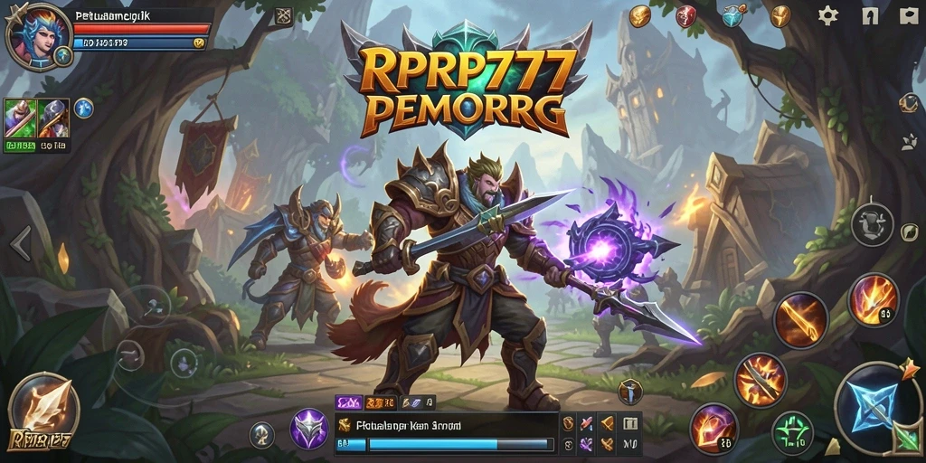 Tampilan gameplay petualangan epik di RPRP777 yang menakjubkan.