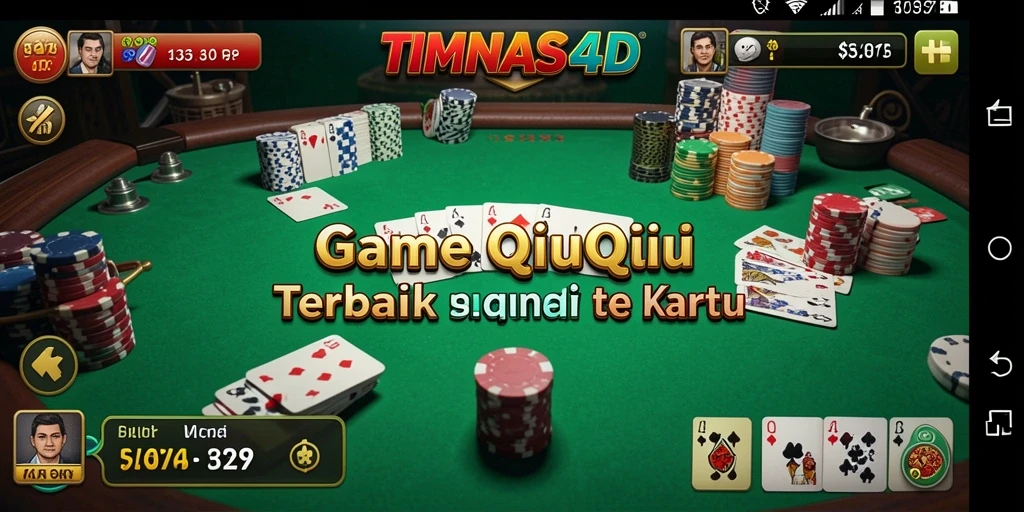 Tampilan gameplay seru TIMNAS4D yang menampilkan kartu QiuQiu.